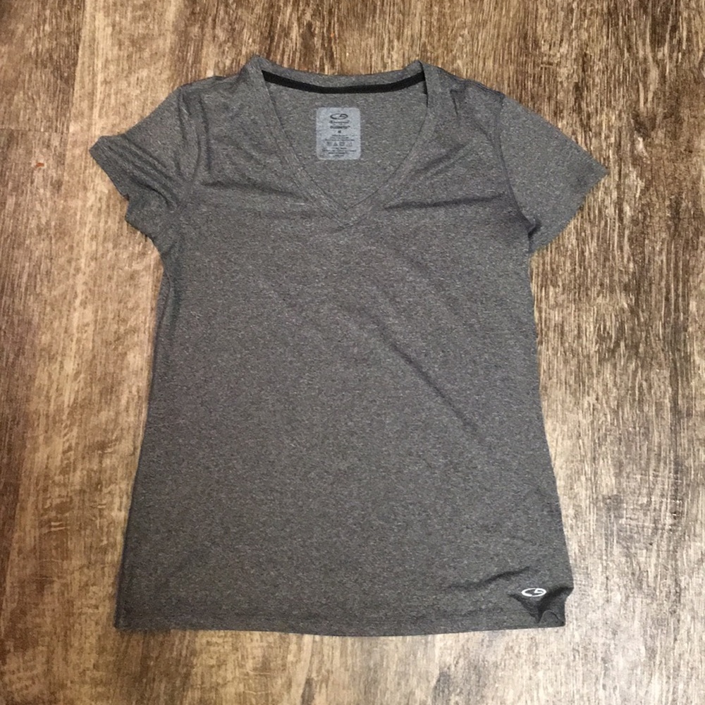 Moisture wicking v neck